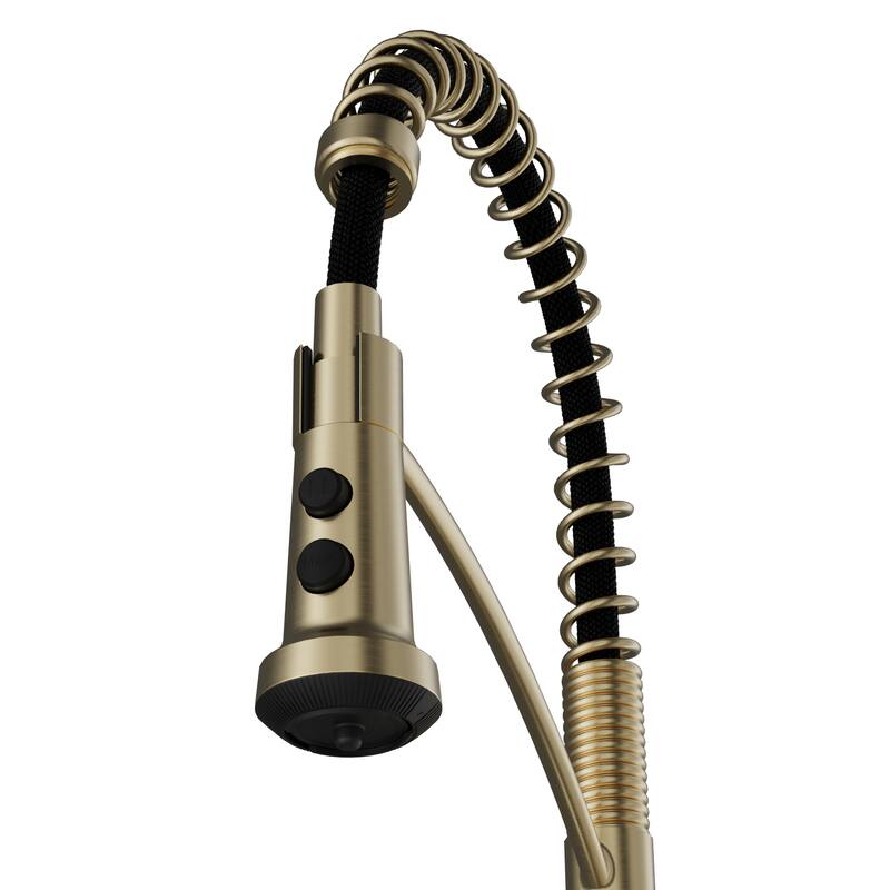 Karran Scottsdale Single Handle Commerical Pull-Down Sprayer Kitchen Faucet