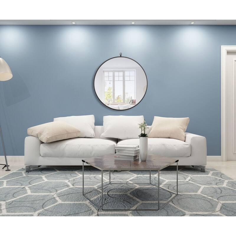 Elegant Lighting Eternity 28" Diameter Circular Metal Framed Wall