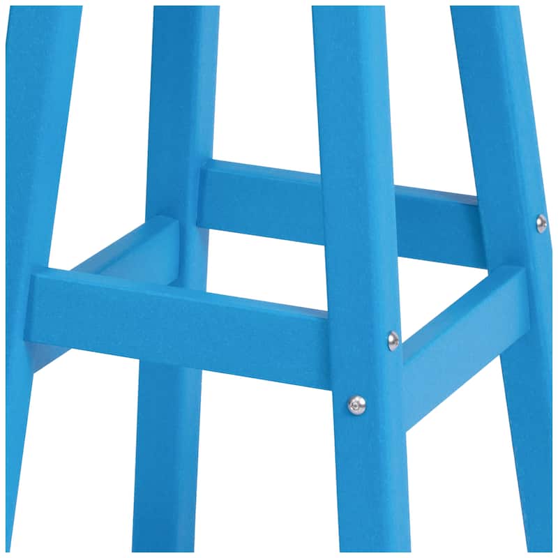 Laguna Hdpe All Weather Outdoor Patio 29" Round Bar Stool