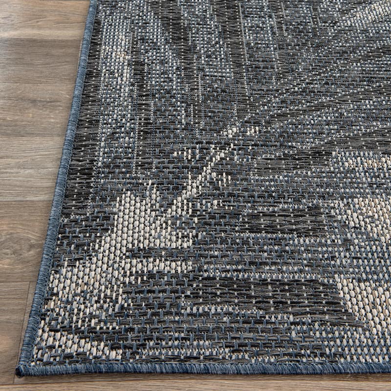 Tropical Floral Indoor/Outdoor Area Rug