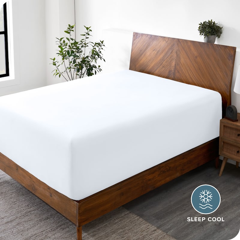 Bare Home Ultra-Soft Microfiber 24 Inch Extra Deep Pocket Fitted Sheet