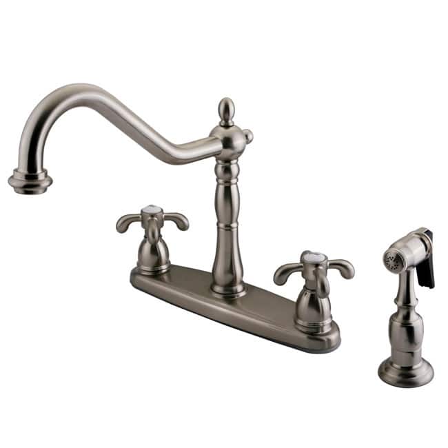 Kingston Brass French Country Brass Kitchen Faucet - Includes Side