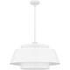 preview thumbnail 3 of 7, Lumi 3-Light Matte White Pendant