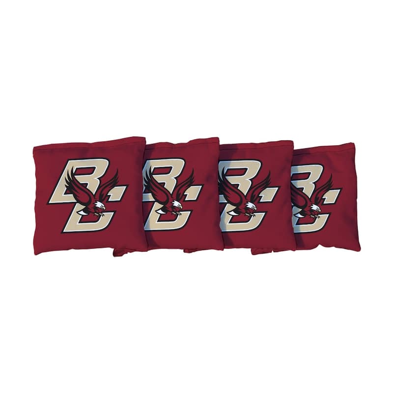 Boston College Eagles Maroon Cornhole Bags - Corn Filled