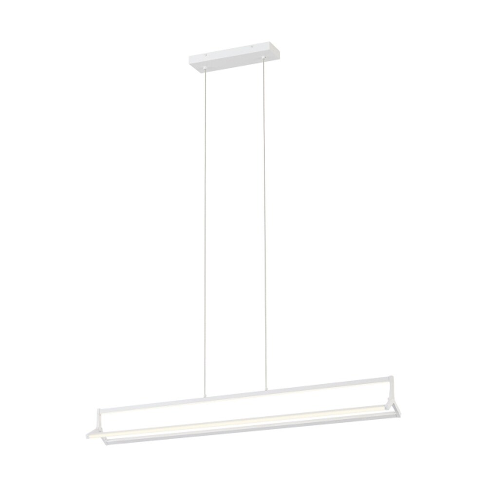 Tech Lighting 700LSTMB-LED9  Timbre 48-1/8" Wide Integrated LED Linear Chandelier (Matte Black / 3000K) - Chandeliers For Bedrooms by Overstock.com