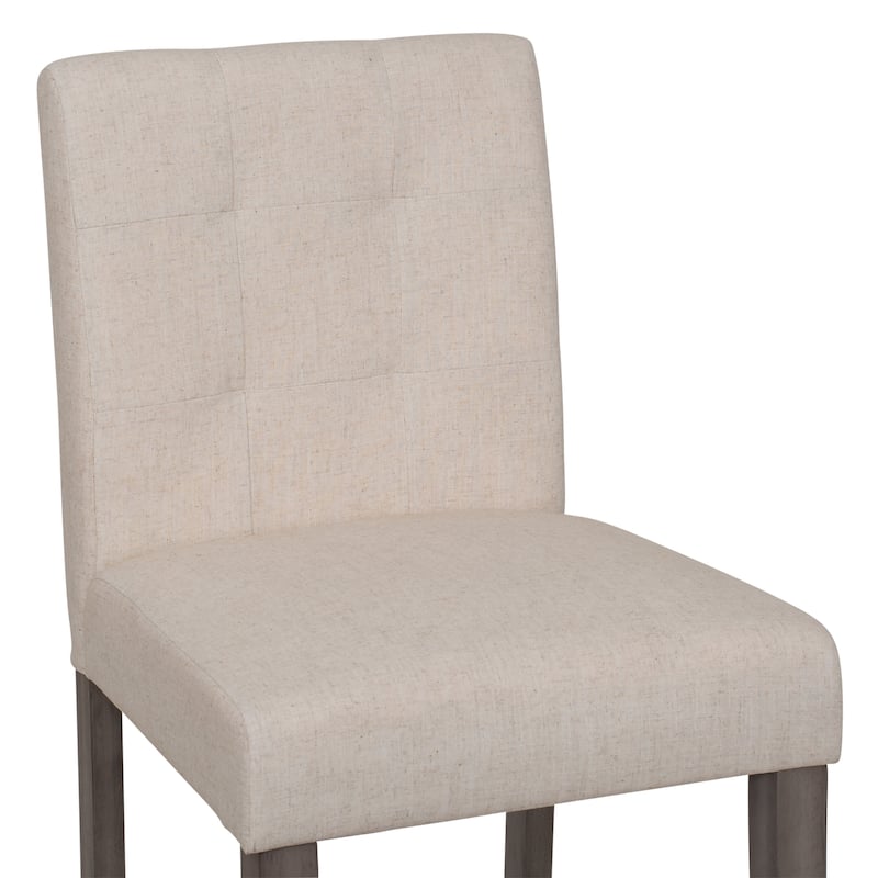 Leila Upholstered 25" Counter Height Bar Stool