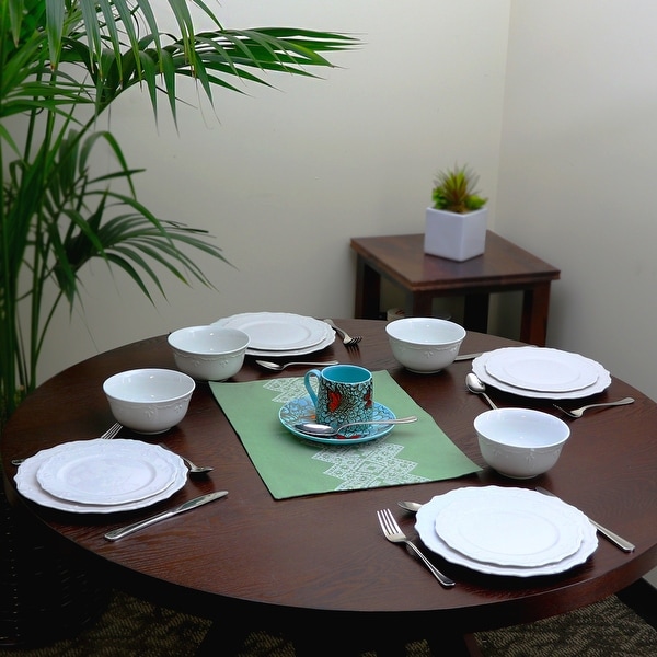 Gibson 12 piece dinnerware set hot sale