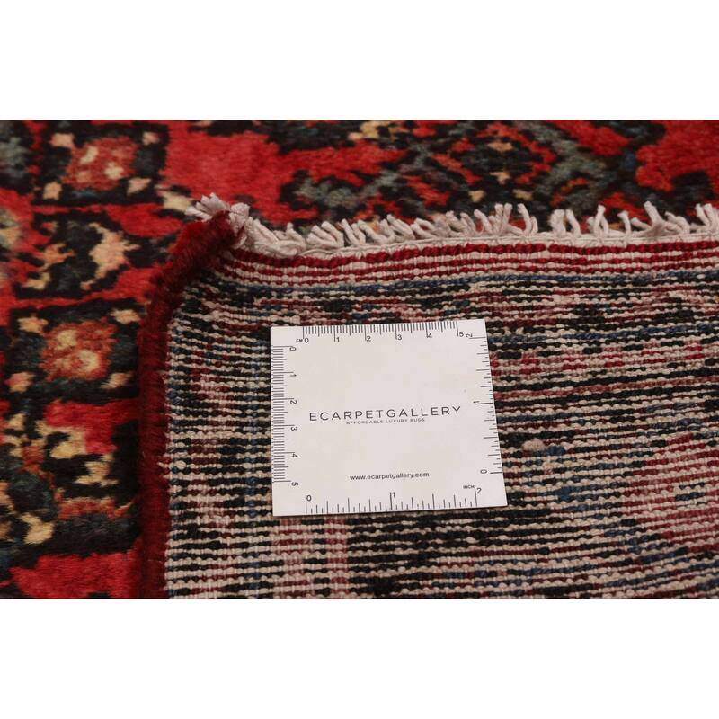 ECARPETGALLERY Hand-knotted Andelz Red Wool Rug - 4'9 x 6'7