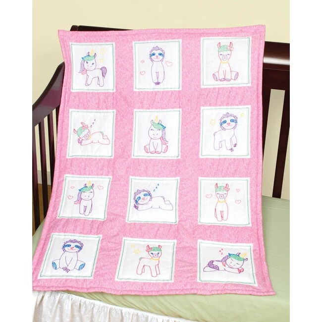 35 x 35 Jack Dempsey Needle Art 550358 Cross Stitch Floral Embroidery Tablecloth White