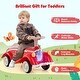 preview thumbnail 6 of 8, Gymax Kids Ride on Push Car w/ Steering Wheel Horn & Light Under Seat