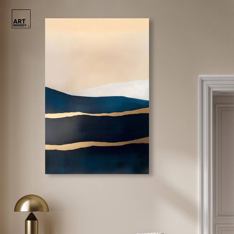 Golden Seam II Canvas by Art Remedy, Gallery Wrapped