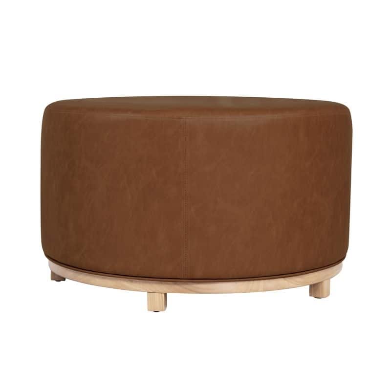 Option Chestnut Brown Faux Leather