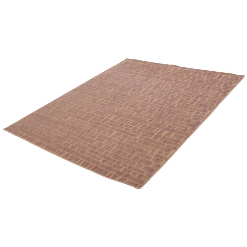 ECARPETGALLERY Hand-knotted Tangier Taupe Wool Rug - 7'10 x 10'0