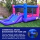 preview thumbnail 4 of 12, JumpOrange Dream Girl Commercial Grade Inflatable Bounce House Water Slide with Splash Pool for Kids (with Air Blower)