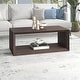 preview thumbnail 22 of 26, Osmond Rectangular Coffee Table 48" Wide - Alder Brown