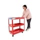 preview thumbnail 3 of 21, 3-Tier Rolling Tool Cart for Garage and Workshop Use