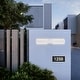 preview thumbnail 29 of 94, Aluminum LED Outdoor Wall Sconce Black Exterior Wall Light (1 / 2Pack)