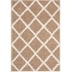 preview thumbnail 37 of 67, SAFAVIEH New York Shag Friedliese Trellis 1.2-inch Thick Rug