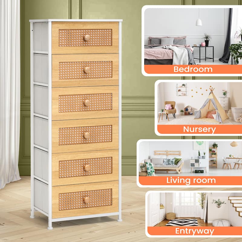 Pellebant 6 Drawers Vertical Storage Tower