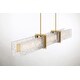 preview thumbnail 6 of 6, Minka Lavery 5666-L Lumina 52" Wide Linear Pendant with Water Glass