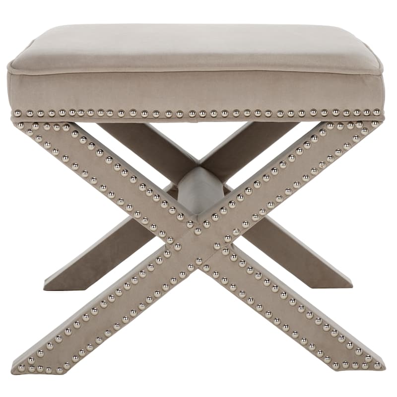 SAFAVIEH Shavonne X-Bench Ottoman