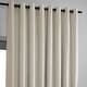 preview thumbnail 7 of 39, Exclusive Fabrics Signature Velvet Extra-wide Grommet Blackout Curtains (1 Panel) - Luxury Home Décor