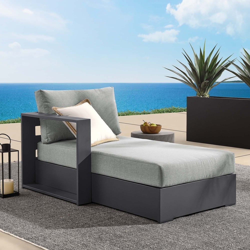 Tahoe Patio Aluminum Modular Left-Facing Chaise Lounge