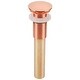 preview thumbnail 1 of 1, SinkSense 1.5" Pop-Up Sink Drain in Polished Copper - No Overflow