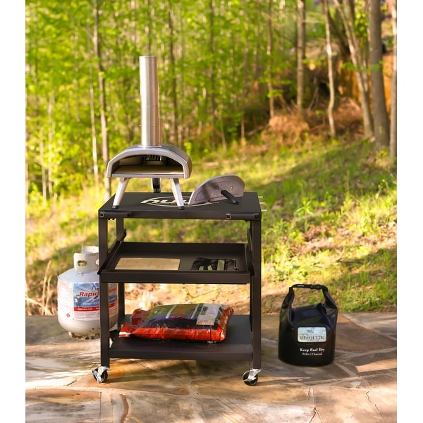 Outsunny Steel Portable Outdoor Charcoal Barbecue Grill - On Sale