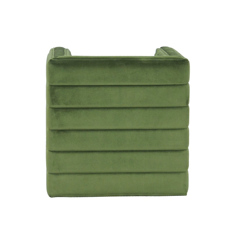 HomePop Modern Channel Ottoman
