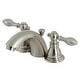 preview thumbnail 15 of 27, American Classic Mini-Widespread Bathroom Faucet Brushed Nickel