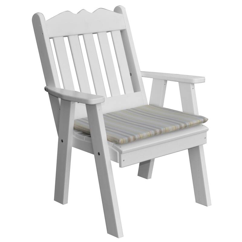 Royal English Chair in Poly Lumber - White
