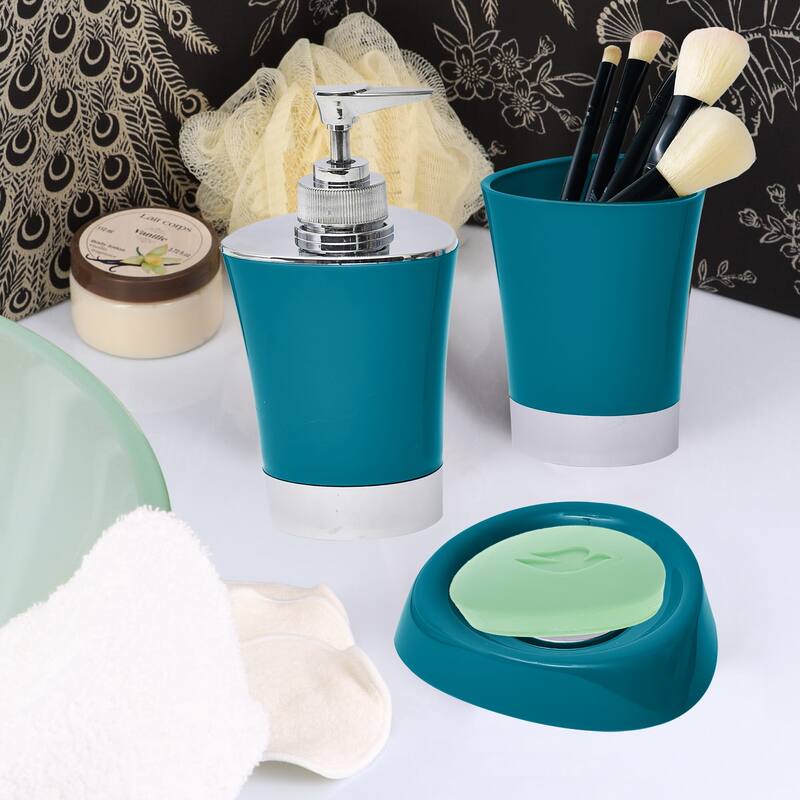 Soap Dish Cup Holder Drain Plug Design - 5 L x 5 W x 1 H