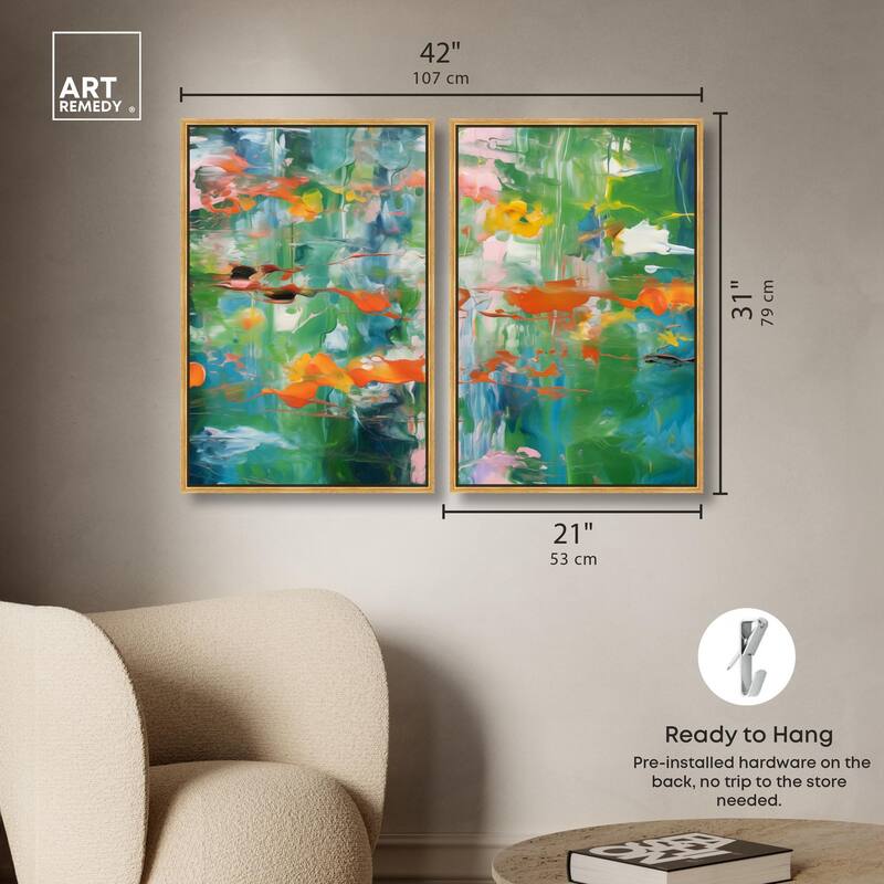Jungle Serenade Canvas Set of 2 by Art Remedy