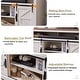 preview thumbnail 3 of 28, Farmhouse Wood TV Stand, Highboy Entertainment Center, Media Console