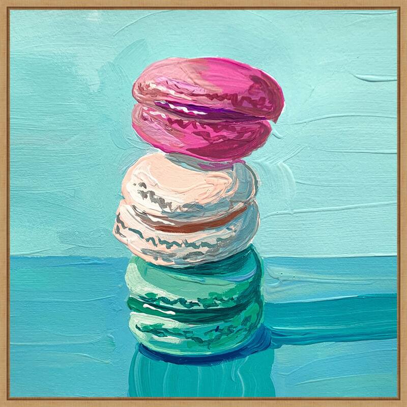 Macarons by Pauline Wegman Framed Canvas Wall Art Print