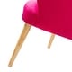 preview thumbnail 66 of 64, HULALA HOME Morden Scalloped Velvet Arm Chair with Tufted Back