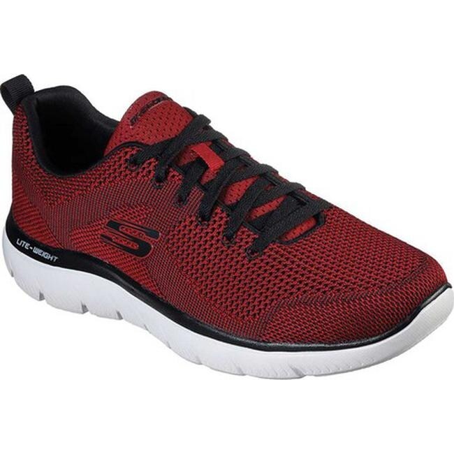 red skechers tennis shoes