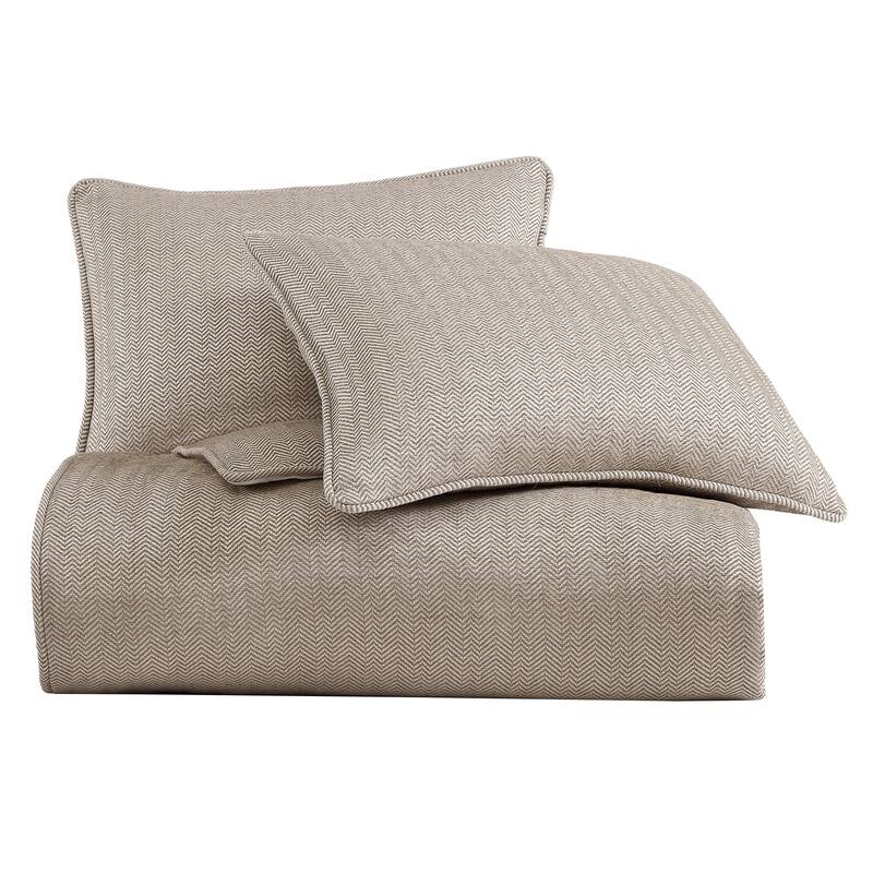 HiEnd Accents Timeless Classic Chenille Herringbone 3 Piece Comforter Set