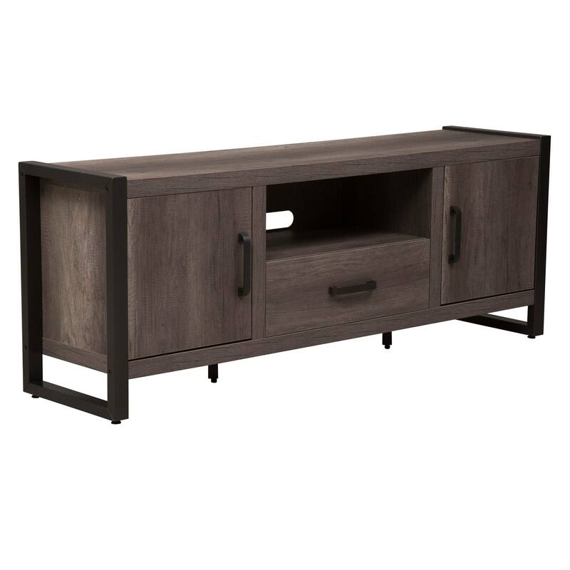 Tanners Creek Greystone Entertainment TV Stand 63 Inch, Media Storage Drawers - 64 inches in width