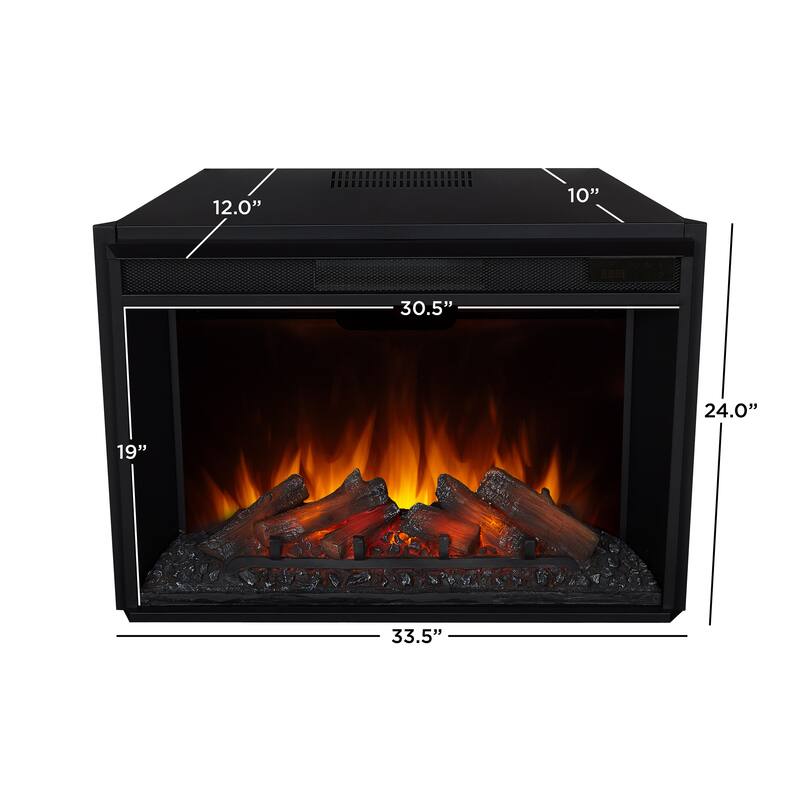 Centennial 55.5" Electric Grand Fireplace in White by Real Flame