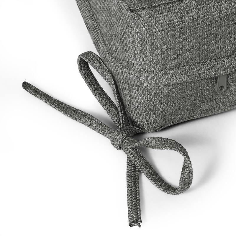 Endless Patio Deep Seating Ottoman with Black Frame