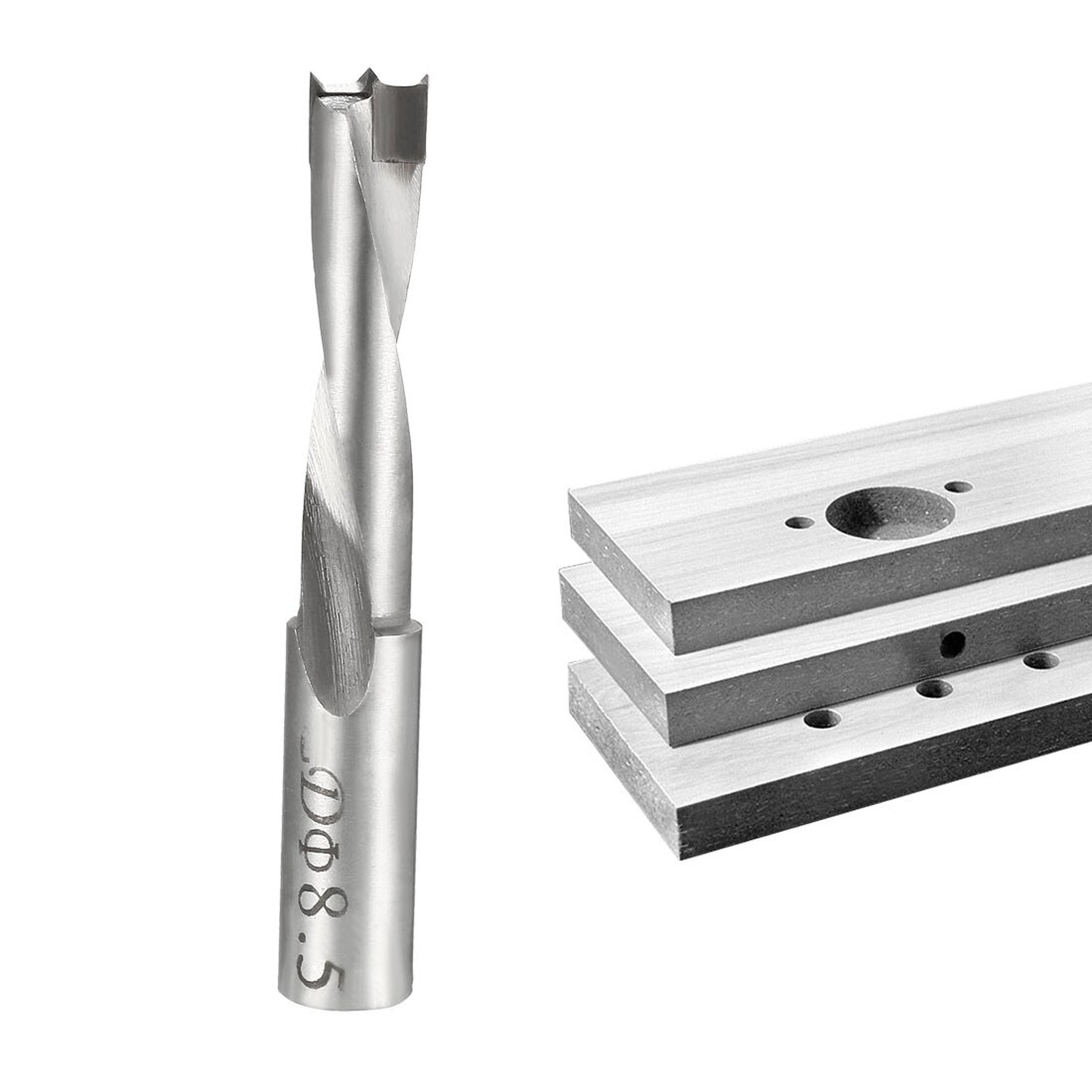 Left turning top drill bits