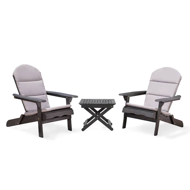 Malibu Outdoor 2 Seater Acacia Wood Chat Set with Water Resistant Cushions by Christopher Knight Home