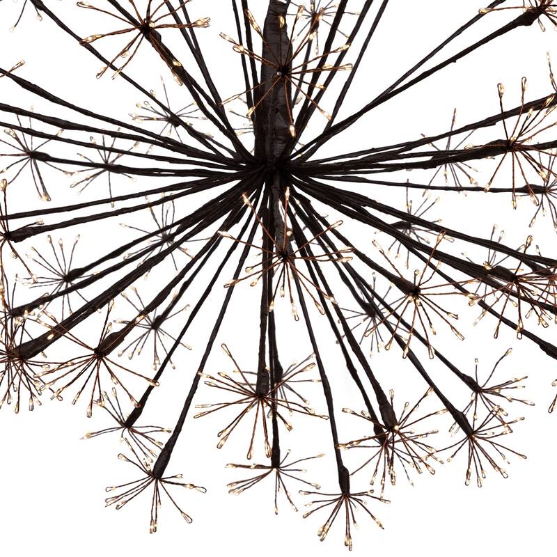 LED Lighted Starburst Ball Decoration - 20" - Warm White