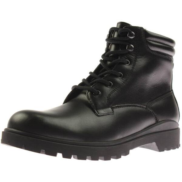 Shop Aldo Mens Terinese Winter Boots Leather Faux Fur Lined