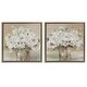 preview thumbnail 10 of 30, Stupell Rose Bouquet Vintage Palette Framed Floater Canvas Wall Art Design By Carol Robinson (Set of 2) 18 x 18 - Brown