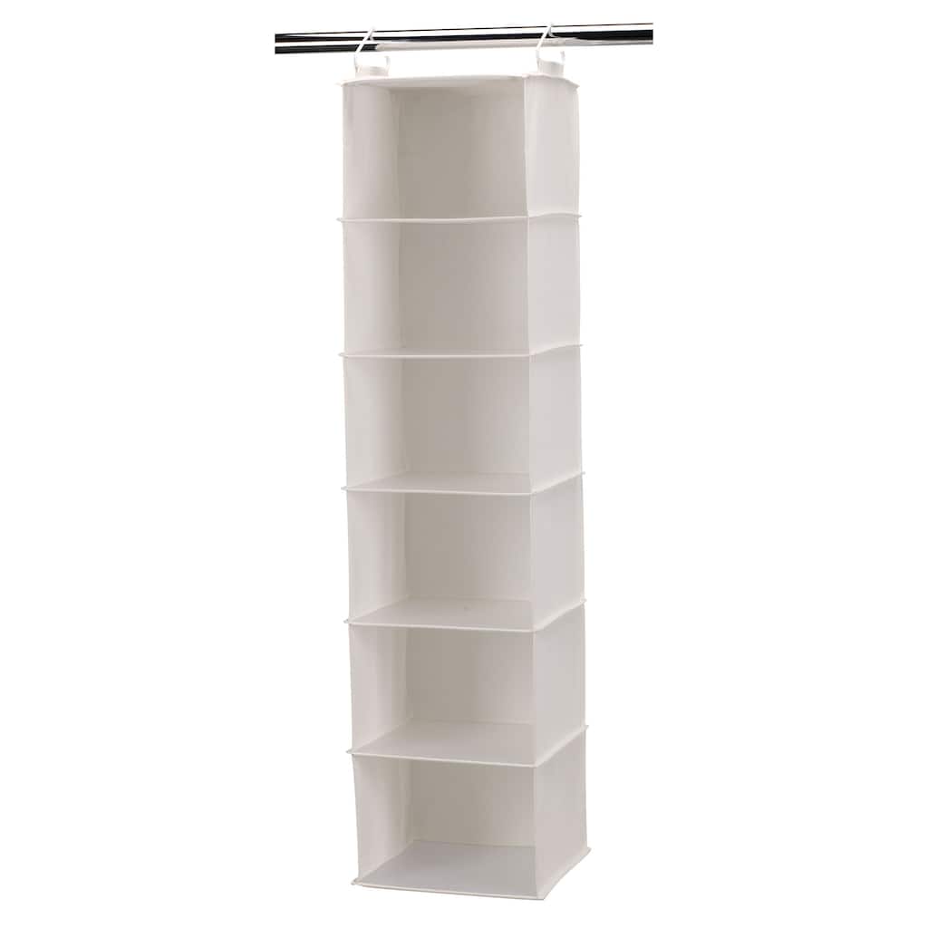 Household Essentials 6-Shelf Hanging Closet Organizer