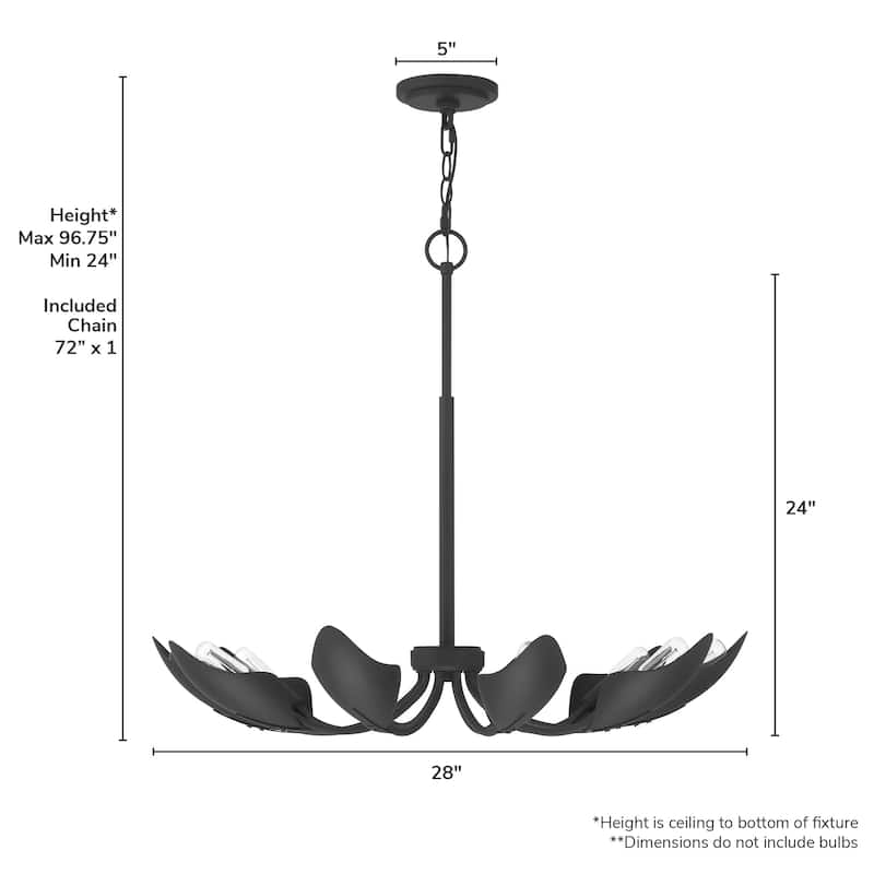 Hunter Juneway 10 Light Chandelier – Transitional, Modern/Contemporary – Dining Room, Living Room, Bedroom, Entry