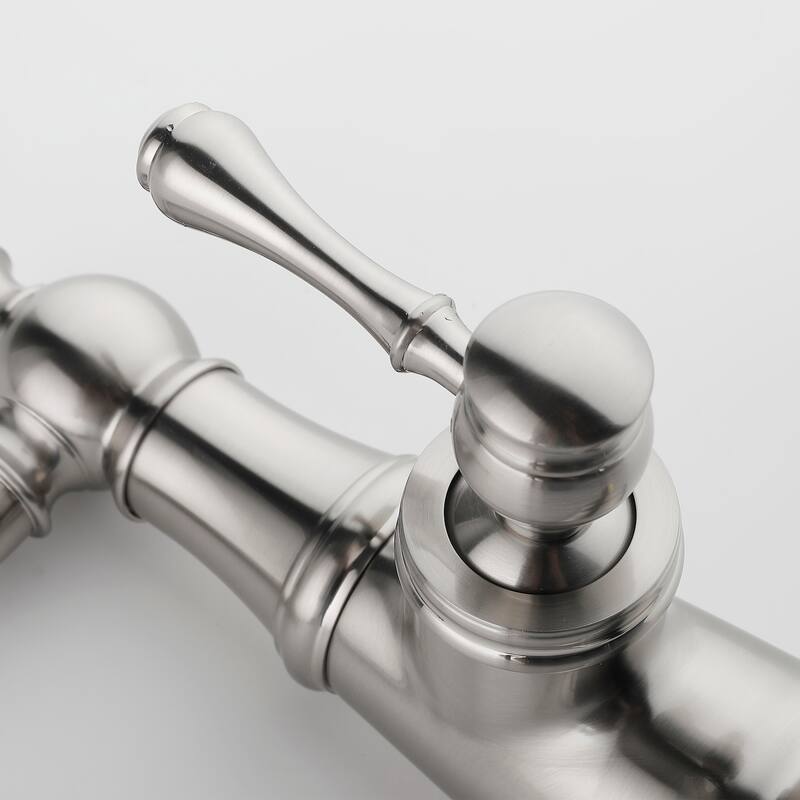 8.1"H Solid Brass Single-handle Bathroom Sink Faucet